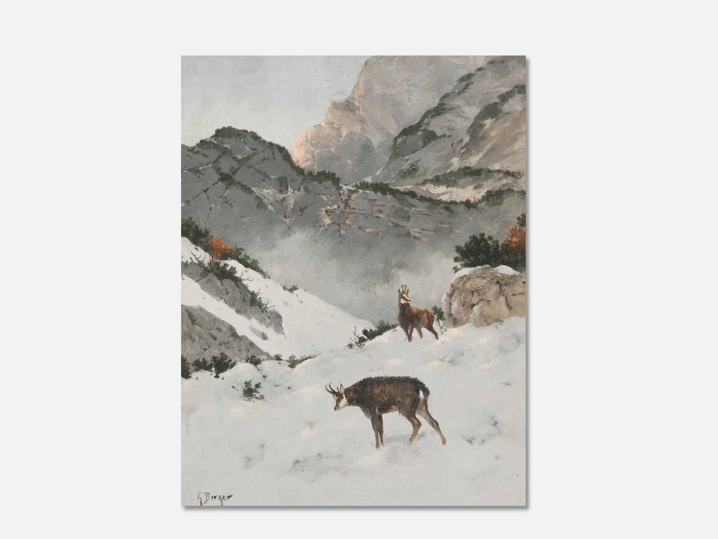 Chamois in the high mountains mockup - A_w27-V1-PC_AP-SS_1-PS_5x7-C_def variant