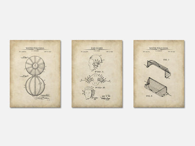 Water Polo Patent Print Set of 3 mockup - A_t10122-V1-PC_AP-SS_3-PS_11x14-C_par