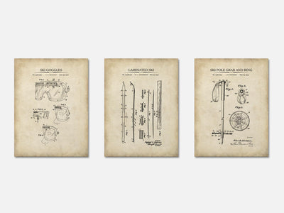 Ski Patent Print Set of 3 mockup - A_t10045-V1-PC_AP-SS_3-PS_11x14-C_par variant