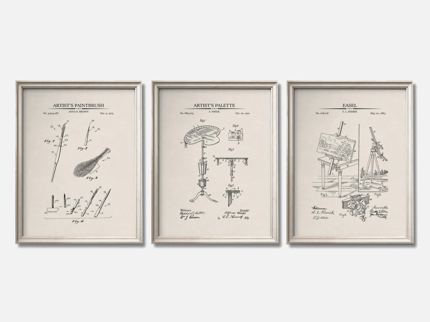 Painter Patent Print Set of 3 mockup - A_t10060-V1-PC_F+O-SS_3-PS_11x14-C_ivo