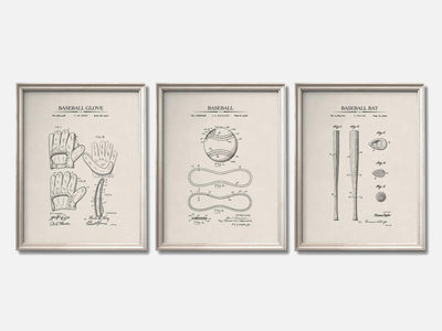 Baseball Patent Print Set of 3 mockup - A_t10012-V1-PC_F+O-SS_3-PS_11x14-C_ivo variant