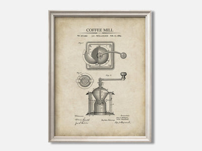 Coffee Mill Patent Print mockup - A_t10002.2-V1-PC_F+O-SS_1-PS_5x7-C_par variant