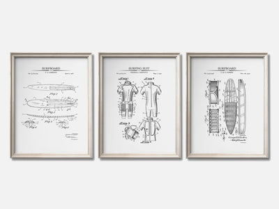 Surfing Patent Print Set of 3 mockup - A_t10068-V1-PC_F+O-SS_3-PS_11x14-C_whi variant