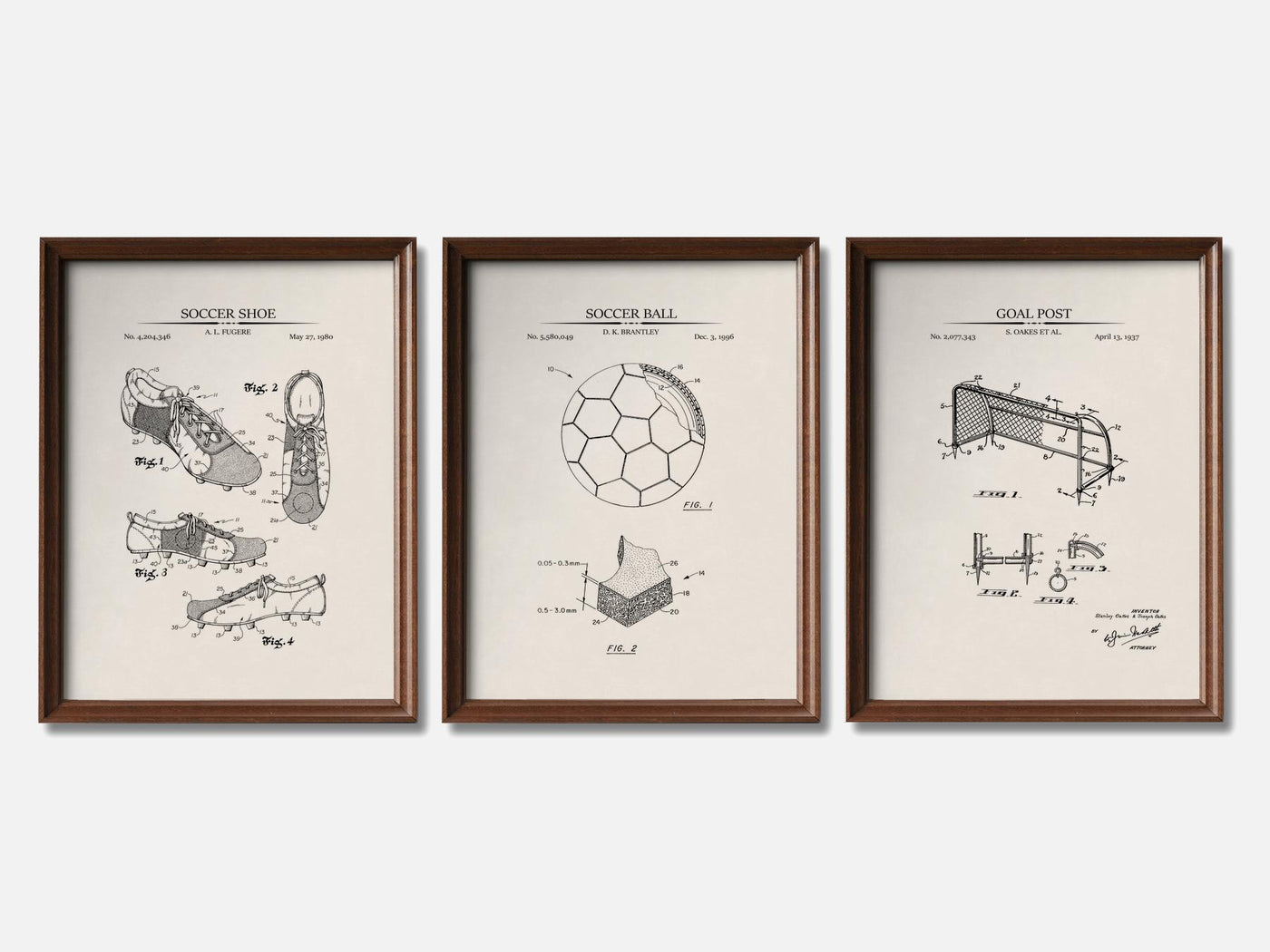 Soccer Patent Print Set of 3 mockup - A_t10070-V1-PC_F+WA-SS_3-PS_11x14-C_ivo variant