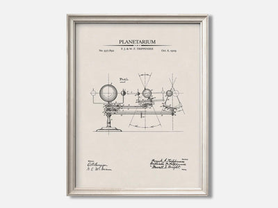 Planetarium 1 Oat - Ivory mockup variant