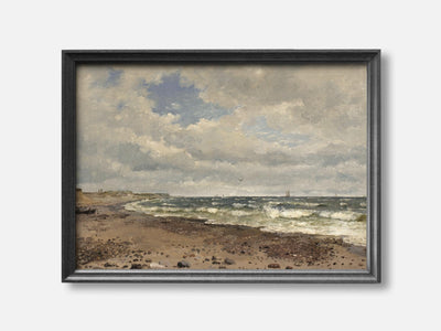 A Beach with Dunes. The West Coast of Jutland Art Print mockup - A_p18-V1-PC_F+B-SS_1-PS_5x7-C_def variant