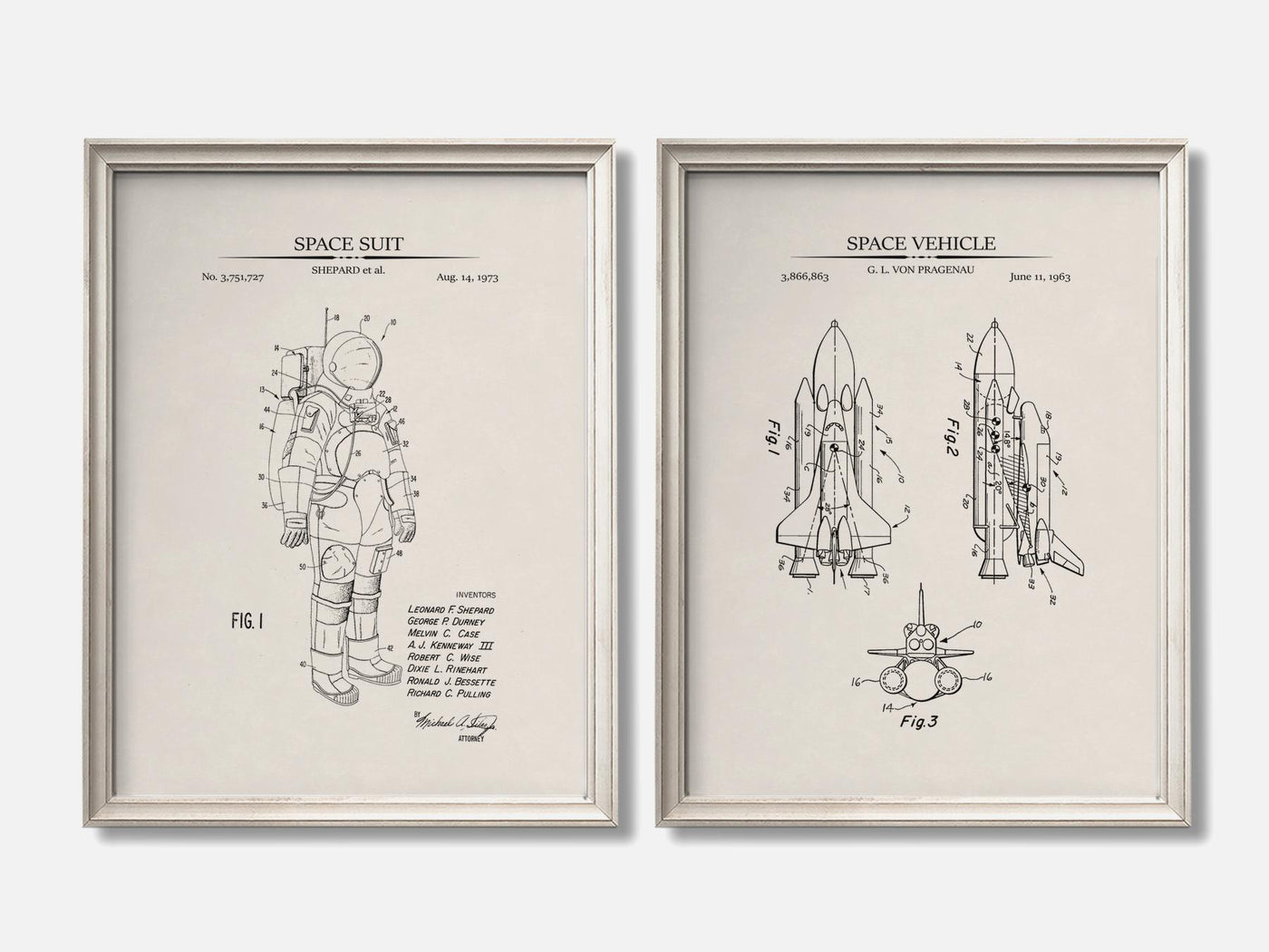 Astronaut Patent Print Set of 2 mockup - A_t10130-V1-PC_F+O-SS_2-PS_11x14-C_ivo variant