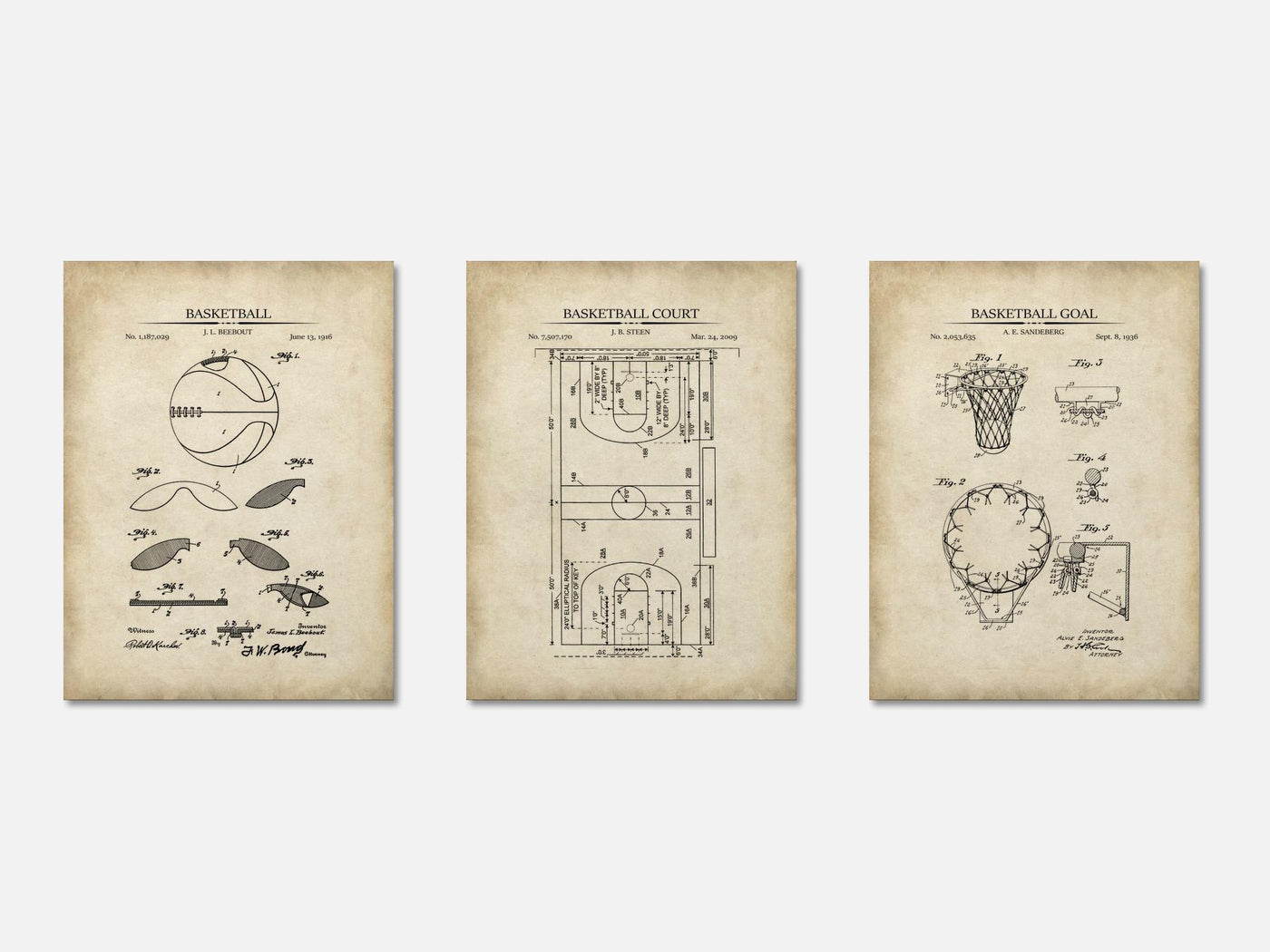 Basketball Patent Print Set of 3 mockup - A_t10066-V1-PC_AP-SS_3-PS_11x14-C_par