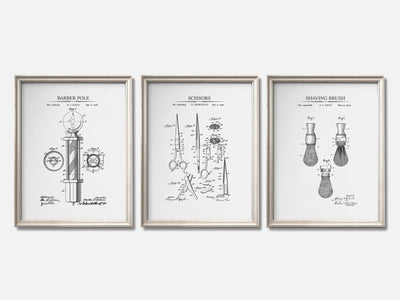Barber Shop Patent Print Set of 3 mockup - A_t10011-V1-PC_F+O-SS_3-PS_11x14-C_whi variant