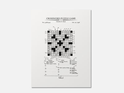 Crossword Puzzle Patent Print mockup - A_t10160.2-V1-PC_AP-SS_1-PS_5x7-C_whi