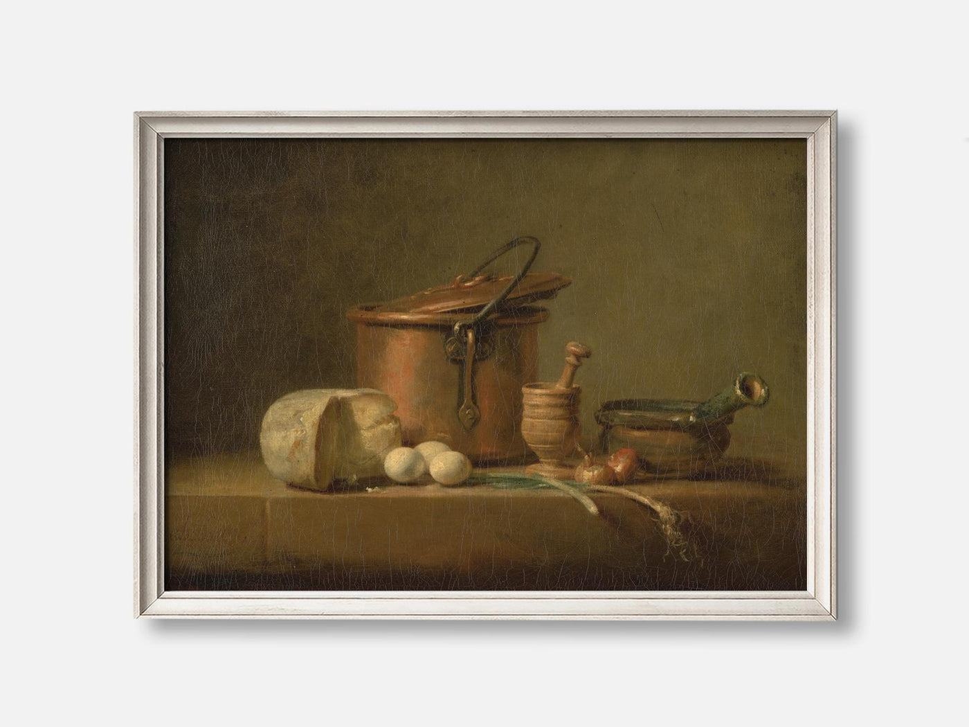 Still Life with Copper Pot, Cheese and Eggs (1730-1735) Art Print mockup - A_p113-V1-PC_F+O-SS_1-PS_5x7-C_def variant