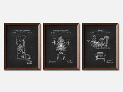 Christmat Patent Print Set of 3 mockup - A_t10019-V1-PC_F+WA-SS_3-PS_11x14-C_cha variant