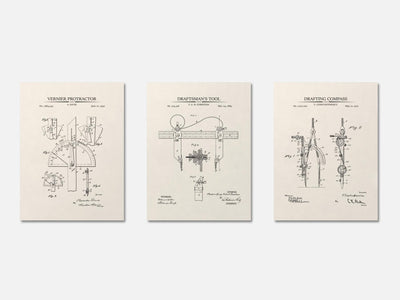 Architect Patent Print Set of 3 mockup - A_t10009-V1-PC_AP-SS_3-PS_11x14-C_ivo variant