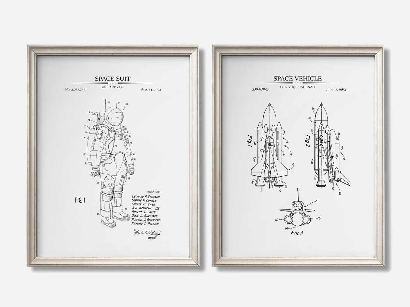 Astronaut Patent Print Set of 2 mockup - A_t10130-V1-PC_F+O-SS_2-PS_11x14-C_whi variant