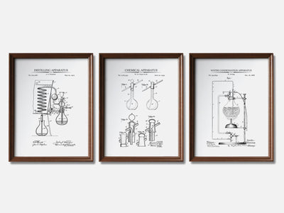 Chemistry Patent Print Set of 3 mockup - A_t10115-V1-PC_F+WA-SS_3-PS_11x14-C_whi variant