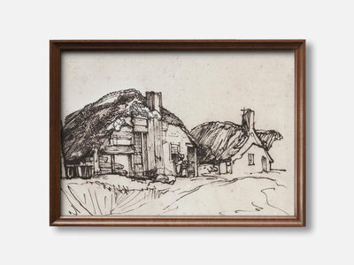 Two Thatched Cottages with Figures at a Window (1640) Art Print mockup - A_d61-V1-PC_F+WA-SS_1-PS_5x7-C_def variant