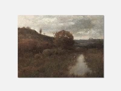 Autumn Landscape and Pool (1870s-1880s) 1 Unframed mockup