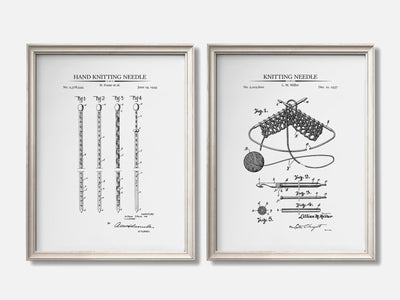 Knitting Patent Print Set of 2 mockup - A_t10083-V1-PC_F+O-SS_2-PS_11x14-C_whi variant