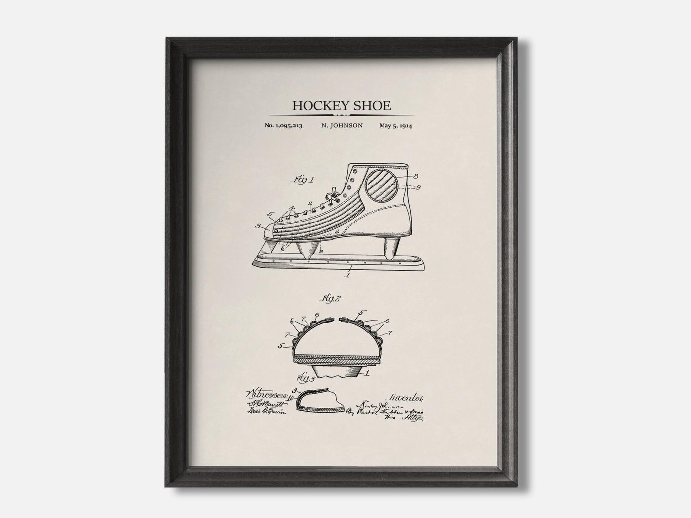 Hockey Shoe Patent Print mockup - A_t10029.3-V1-PC_F+B-SS_1-PS_5x7-C_ivo variant