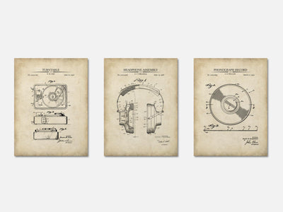 DJ Patent Print Set of 3 mockup - A_t10113-V1-PC_AP-SS_3-PS_11x14-C_par