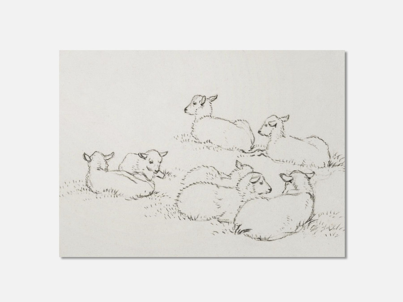 Six lying lambs (1820) Art Print mockup - A_d10-V1-PC_AP-SS_1-PS_5x7-C_def variant