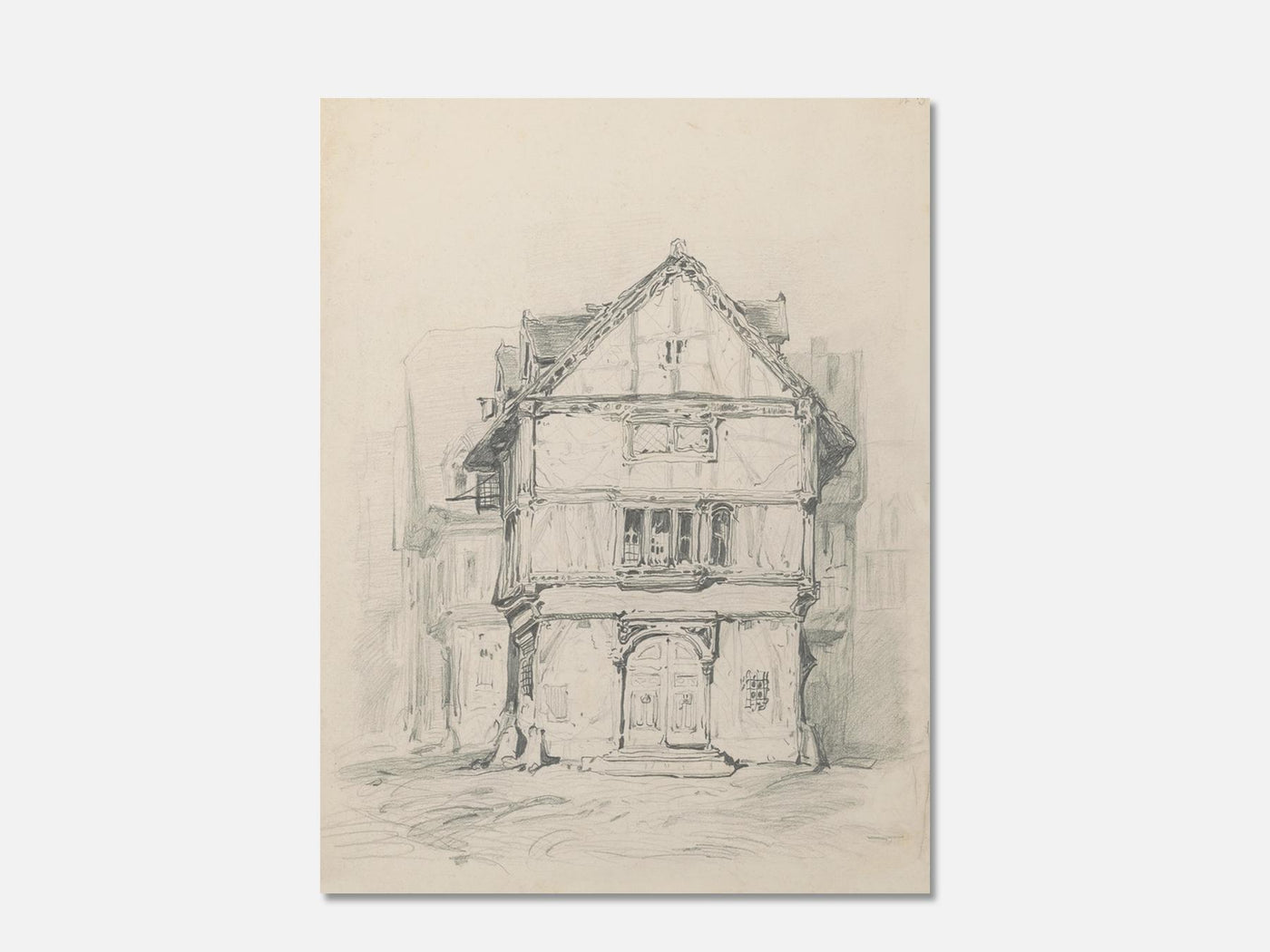 House (c. 1835-1840) 1 Unframed mockup