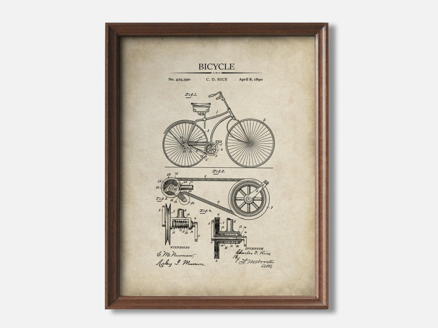 Bicycle Patent Print mockup - A_to2-V1-PC_F+WA-SS_1-PS_5x7-C_par