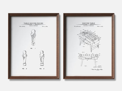 Foosball Patent Print Set of 2 mockup - A_t10098-V1-PC_F+WA-SS_2-PS_11x14-C_whi variant