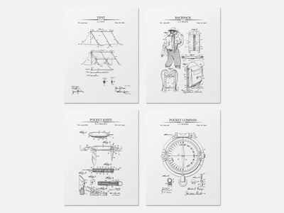 Camping Patent Print Set of 3 mockup - A_t10017-V1-PC_AP-SS_4-PS_5x7-C_whi variant