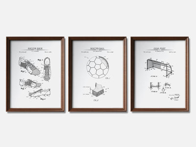 Soccer Patent Print Set of 3 mockup - A_t10070-V1-PC_F+WA-SS_3-PS_11x14-C_whi variant