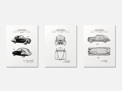 30s Cars Patent Print Set of 3 mockup - A_t10134-V1-PC_AP-SS_3-PS_11x14-C_whi variant