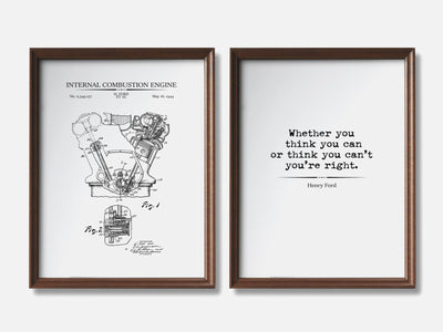 Ford Patent & Quote Prints - Set of 2 mockup - A_t10154-V1-PC_F+WA-SS_2-PS_11x14-C_whi variant