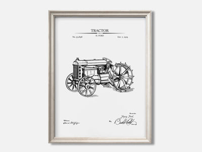 Tractor Patent Print mockup - A_t10025.3-V1-PC_F+O-SS_1-PS_5x7-C_whi variant