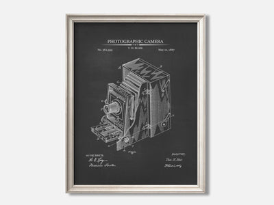 Antique Camera Patent Print mockup - A_t10016.1-V1-PC_F+O-SS_1-PS_5x7-C_cha variant