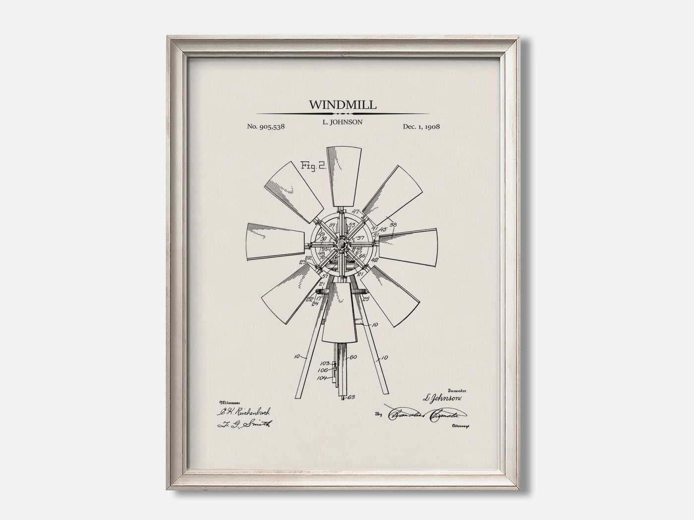 Windmill 1 Oat - Ivory mockup