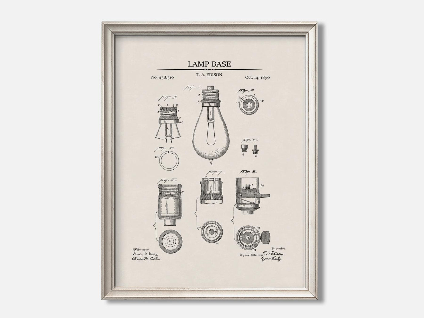 Lamp Base 1 Oat - Ivory mockup