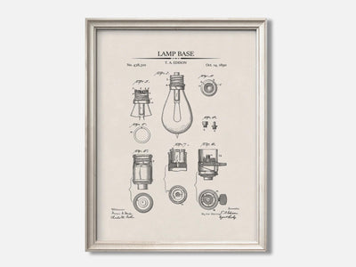 Lamp Base 1 Oat - Ivory mockup