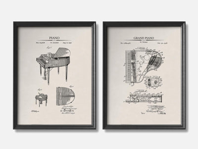Piano Patent Print Set of 2 mockup - A_t10117-V1-PC_F+B-SS_2-PS_11x14-C_ivo variant