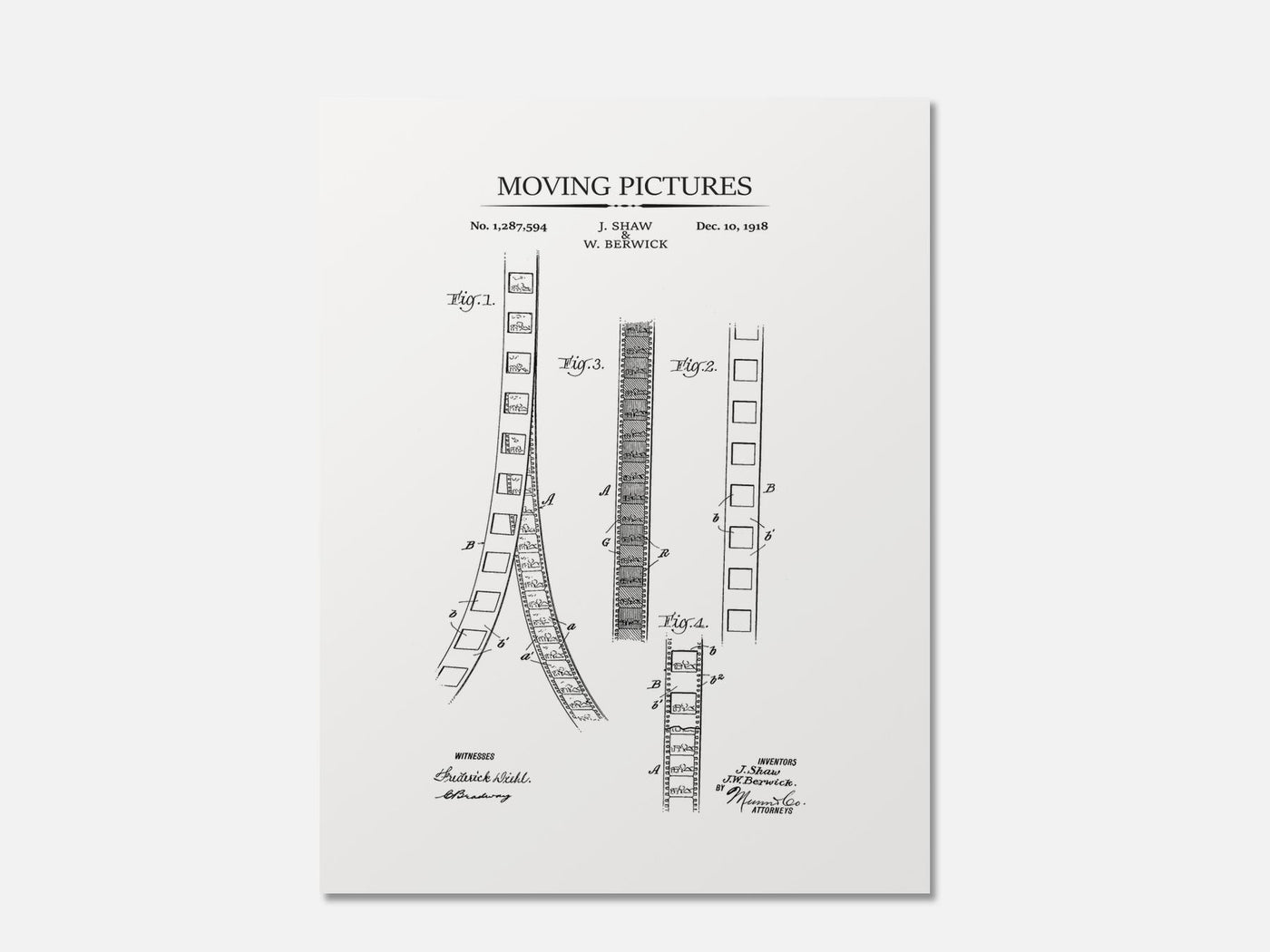 Filmstrip Patent Print mockup - A_t10026.3-V1-PC_AP-SS_1-PS_5x7-C_whi