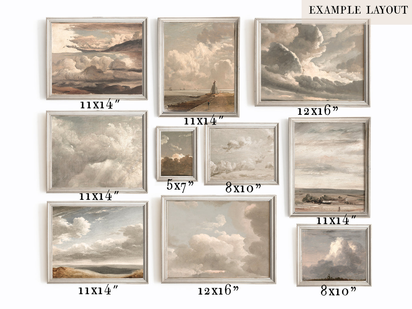 The Danish Sky - Printable Gallery Wall Set