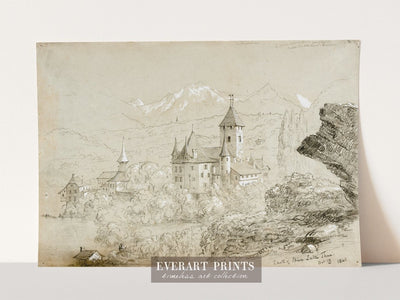 Castle of Spiez - Printable File - Everart