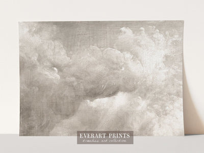 Cloud Study V - Printable File - Everart