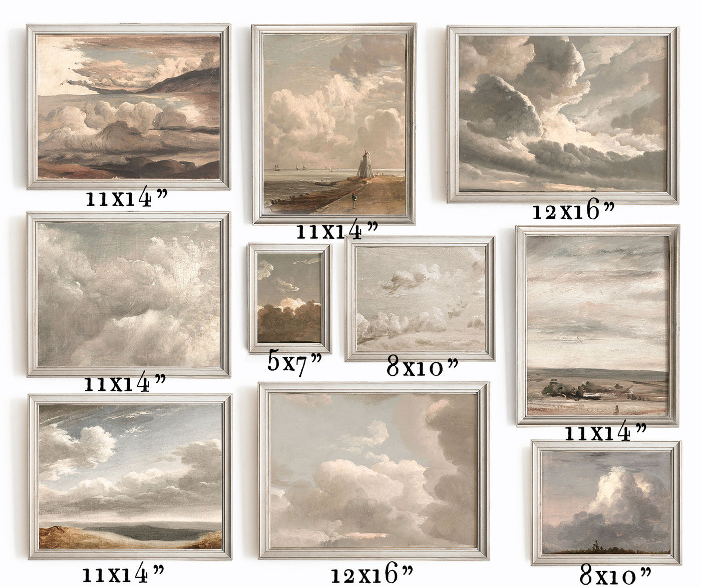 The Danish Sky - Gallery Wall Print Set