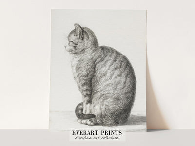 Happy Cat - Printable File - Everart