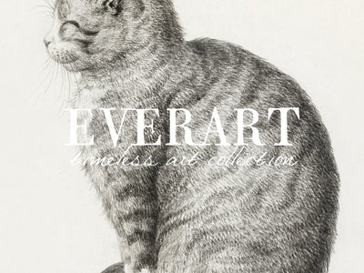 Happy Cat - Printable File - Everart