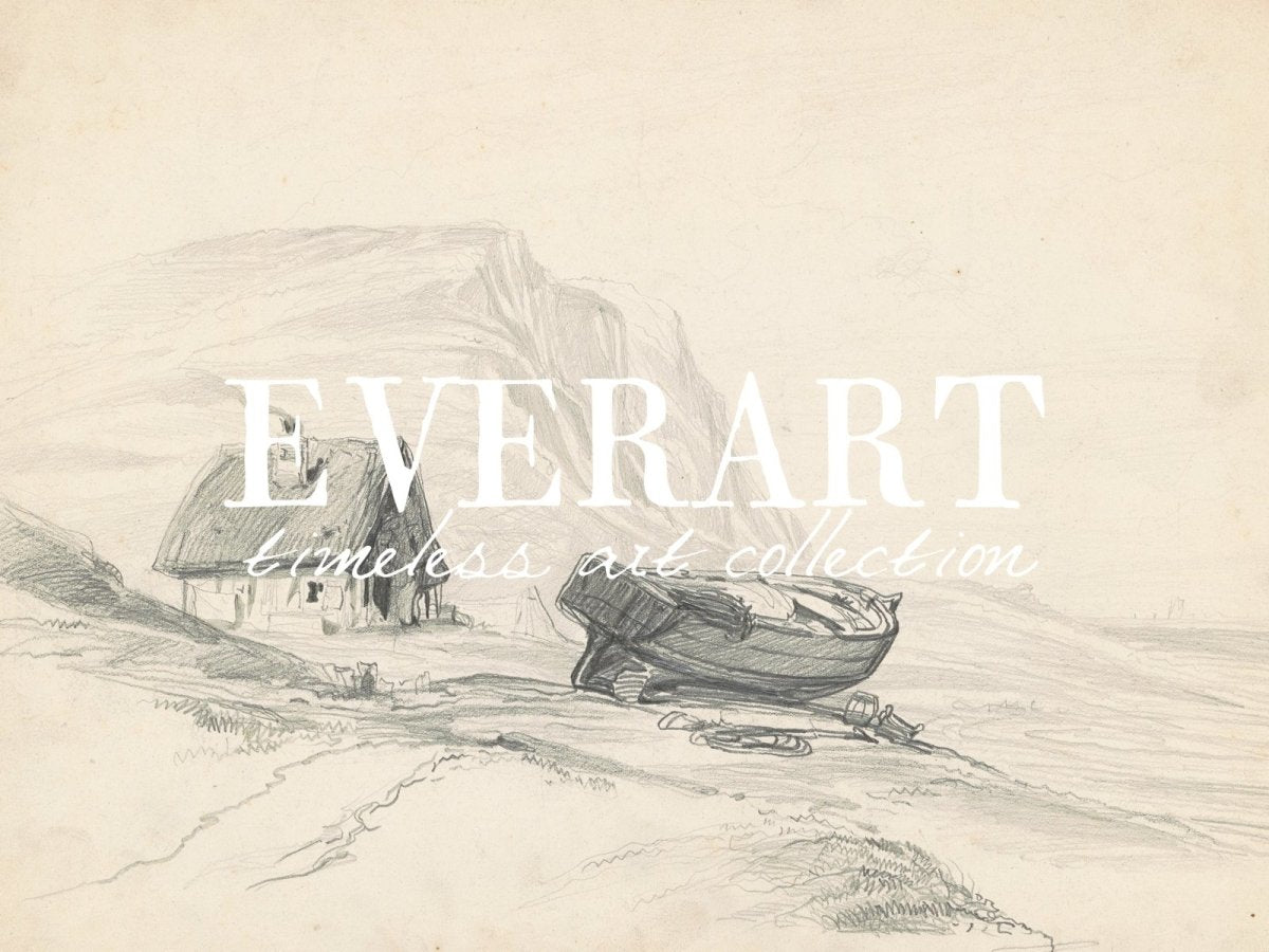 House and Boat - Printable File - Everart