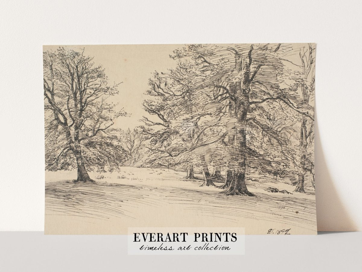 Scattered Trees - Printable File - Everart