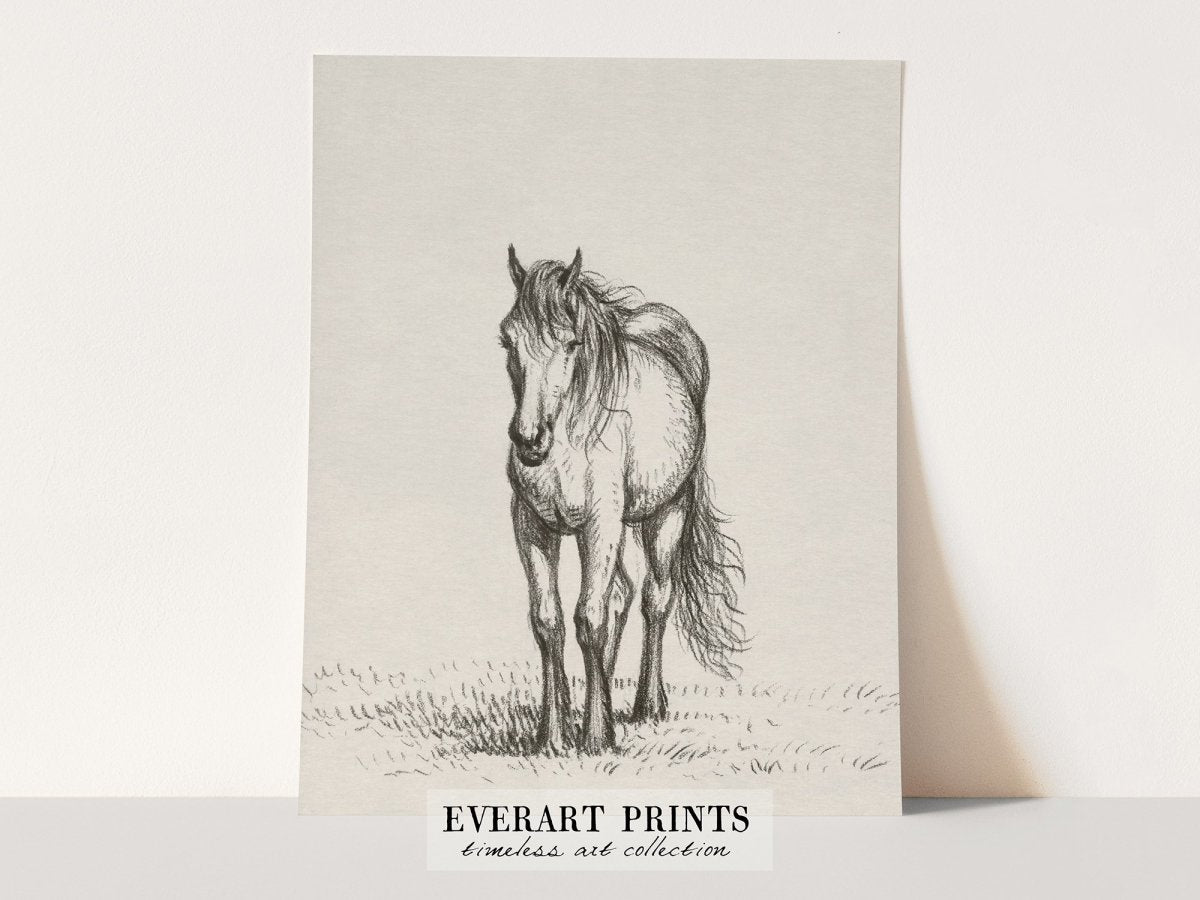 Standing Horse - Printable File - Everart