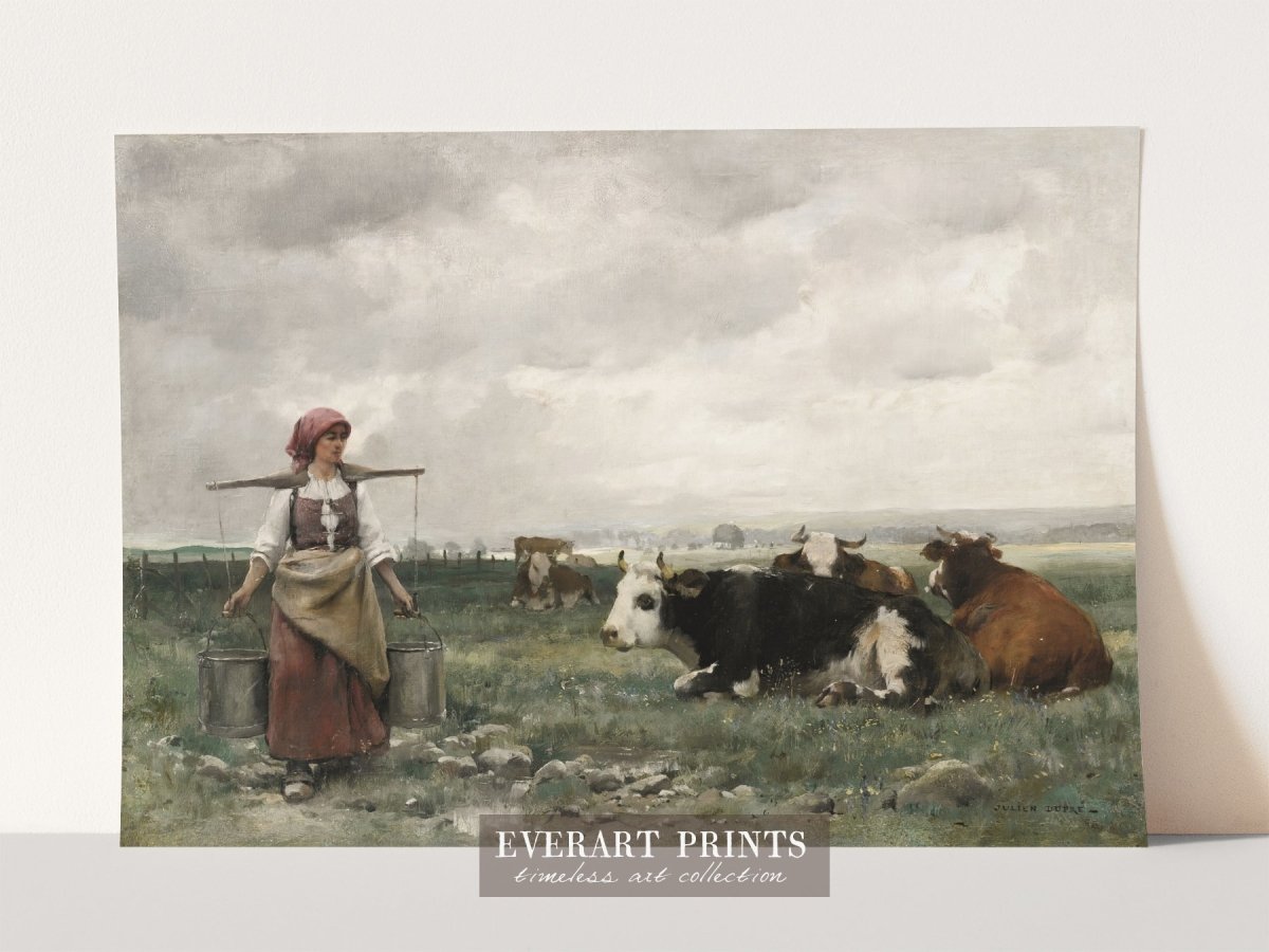 The Milkmaid - Printable File - Everart