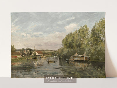 The Seine at Port-Marly - Printable File - Everart
